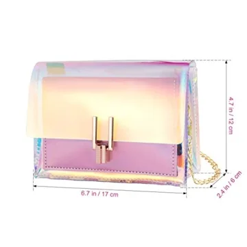 FENICAL Holographic Crossbody Bag for Everyday Style