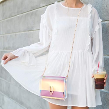FENICAL Holographic Crossbody Bag for Everyday Style