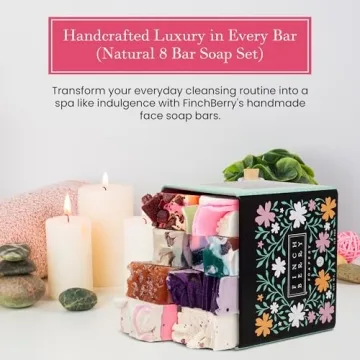 Luxury FinchBerry 8 Bar Soap Set - Vegan Handmade Bars