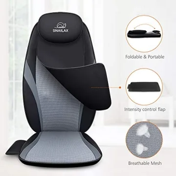 Snailax Shiatsu Massage Cushion with Heat for Relaxation