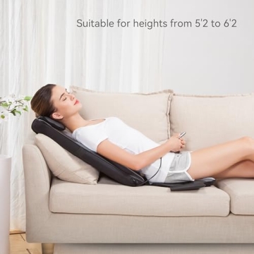 Snailax Shiatsu Massage Cushion with Heat for Relaxation
