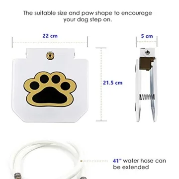 Premium Outdoor Dog Water Fountain with Brass Valve