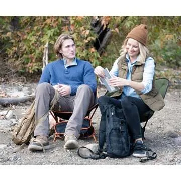 MARCHWAY Lightweight Folding Camping Chair, Stable Portable Compact for Outdoor Camp, Travel, Beach,...