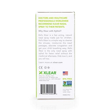 Xlear Kids' Saline Nasal Spray - Natural Daily Decongestant 0.75 fl oz