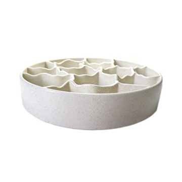 Stylish 8 Inch Slow Feeder Bowl for Dogs and Cats