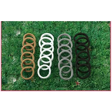 60pcs Affordable Nylon Elastic Hair Ties for All Hair Types