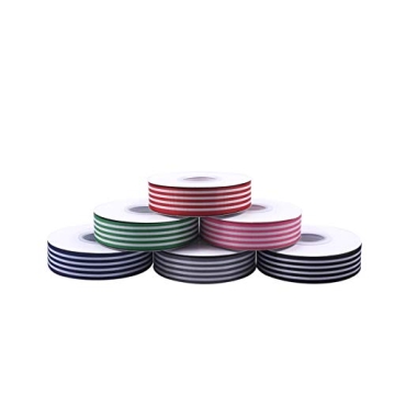 Stripe Grosgrain Ribbon 1 Inch for Gift Wrapping Crafts
