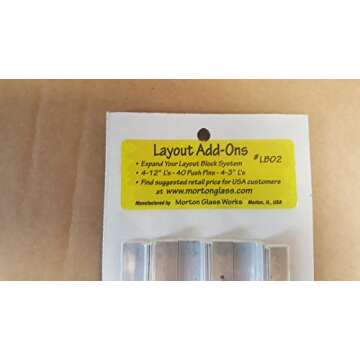 Morton Layout Add Ons 12" & 3" for Stained Glass