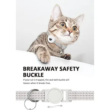 AirTag Cat Collar | Reflective Breakaway GPS Tracking
