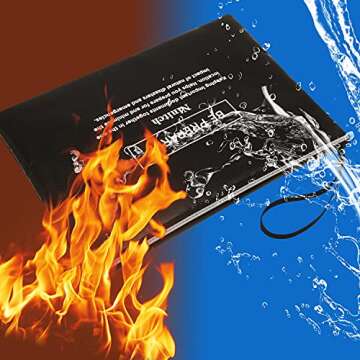 Fireproof Money Bag | Secure and Waterproof Cash Storage