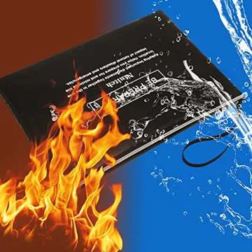 Fireproof Money Bag | Secure and Waterproof Cash Storage