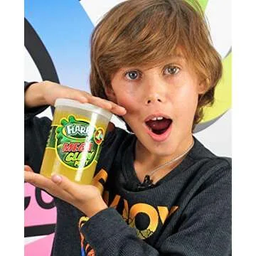 JA-RU Mega Flarp Glow in The Dark Noise Putty 1 LB Pound New (1 Unit Assorted) Scented Glow Party Favors Goodie Slime for Kids and Adults | Item #344-1A