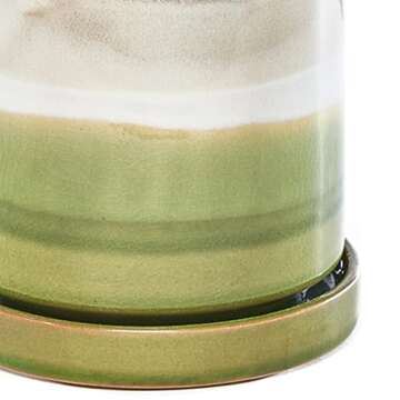 CHIVE ‘Minute’ Ceramic Planter Pot — Cute 5” Colorful Succulent Pots for Indoor & Outdoor Ho...