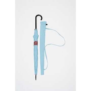 Dachshund Umbrella Stylish Island Paradise Blue