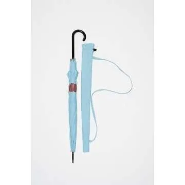 Dachshund Umbrella Stylish Island Paradise Blue