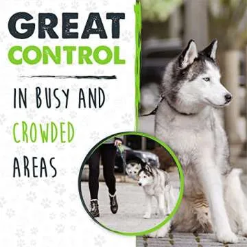 Mighty Paw Short Dog Leash - Comfortable Padded Handle