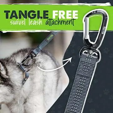 Mighty Paw Short Dog Leash - Comfortable Padded Handle