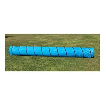 FurryFriends 18 Foot Long, 2 Foot Wide Opening, Premium Pet Agility Tunnel, Outdoor Training and Exercise Equipment for Dogs, Puppies and Other Animals