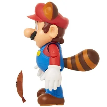 Super Mario Raccoon Mario 4" Articulated Action Figure