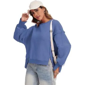 Cozy & Stylish MAOECO Women's Fuzzy Sweatshirt