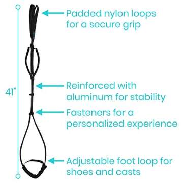 Vive Multi Purpose Leg Lifter Strap for Easy Mobility