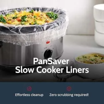 PanSaver Slow Cooker Liners for Effortless Cleanup