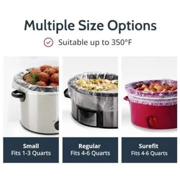 PanSaver Slow Cooker Liners for Effortless Cleanup