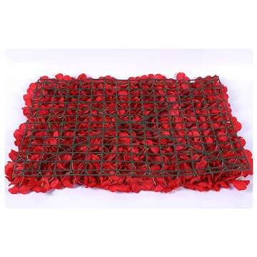 Artificial Flower Wall Panels Wedding Venue Flower Backdrops Photo Background Pillar Main Road Decor for Flower Walls Decor, Weddings, Bridal Showers, Baby Showers, and Event Decor (Pink)