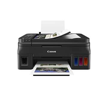 Canon PIXMA G4210 Wireless All-In-One Supertank (Megatank) Printer, Copier, Scan, Fax and ADF with M...