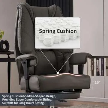 Ergonomic Office Chair for Big and Tall Users - 400lbs