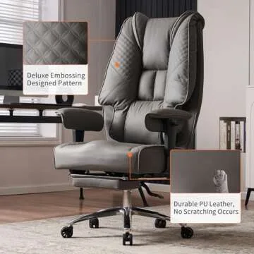 Ergonomic Office Chair for Big and Tall Users - 400lbs