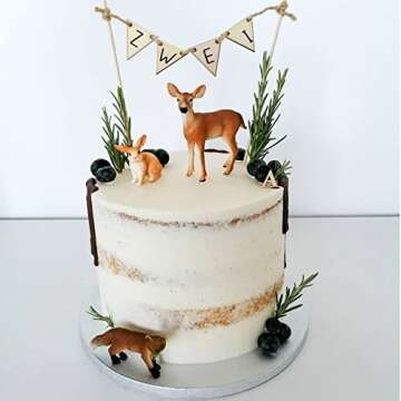 Woodland Animal Silicone Molds for Baking and Crafts