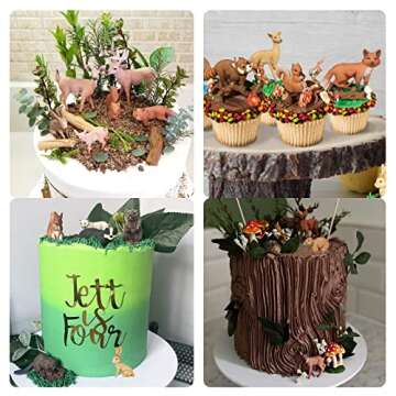 Woodland Animal Silicone Molds for Baking and Crafts