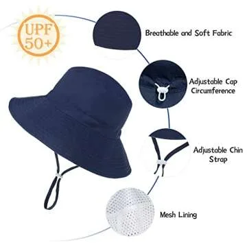 Adjustable Baby Sun Hat for Summer Fun & Protection