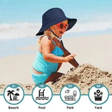 Adjustable Baby Sun Hat for Summer Fun & Protection