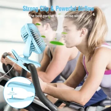 HONYIN USB Clip on Fan for Home and Office Comfort