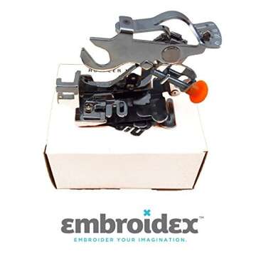 Embroidex Ruffler Sewing Machine Foot for Low Shank Brother Brother, Babylock, Singer, New Home, Jan...