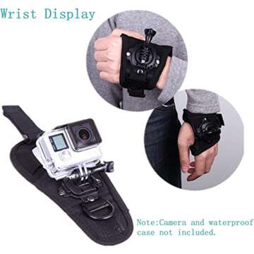VVHOOY 360 Degree Rotation Hand Strap Mount - Your Ultimate Action Camera Companion