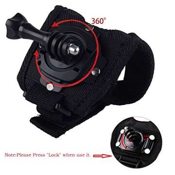 VVHOOY Hand Strap Mount for GoPro - 360° Rotation