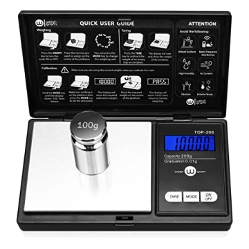 DIGITAL POCKET SCALE 200G x 0.01G FOR KITCHEN & JEWELRY