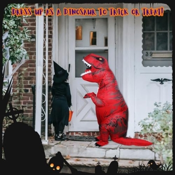 ATDAWN Inflatable T-Rex Costume for Kids and Adults