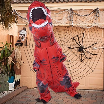ATDAWN Inflatable T-Rex Costume for Kids and Adults