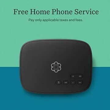 Ooma Telo VoIP Home Phone with 3x HD3 Handset, Black (TELO3HD3)