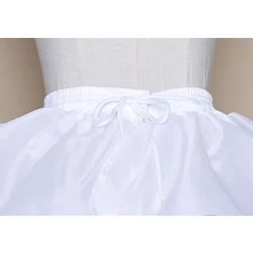 YULUOSHA Crinoline Petticoat for Women's Gowns and Costumes