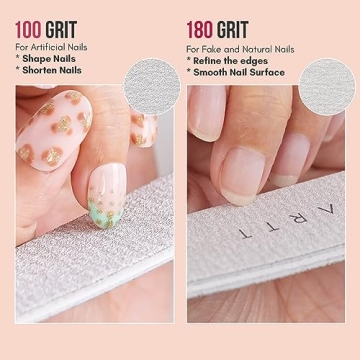 Makartt Nail Files: 10 Pcs Dual-Sided Emery Nail Care