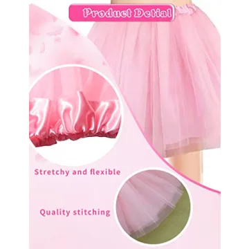 Colorful TUTUS Set of 6 for Ladies and Girls - Versatile Skirts
