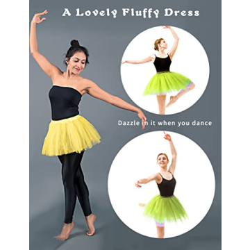 Colorful TUTUS Set of 6 for Ladies and Girls - Versatile Skirts