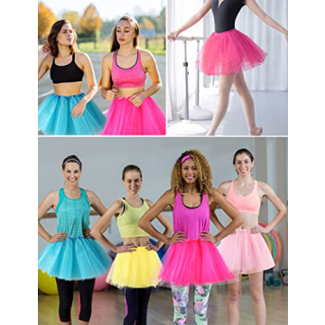 Colorful TUTUS Set of 6 for Ladies and Girls - Versatile Skirts