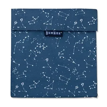 Yumbox Sandwich Bag/Snack Bag, Insulated, Reusable Fabric, Washable, Easy Touch and Pull Closure Foo...