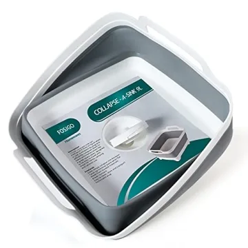 Collapsible 2.4 Gal Dish Basin with Drain Plug